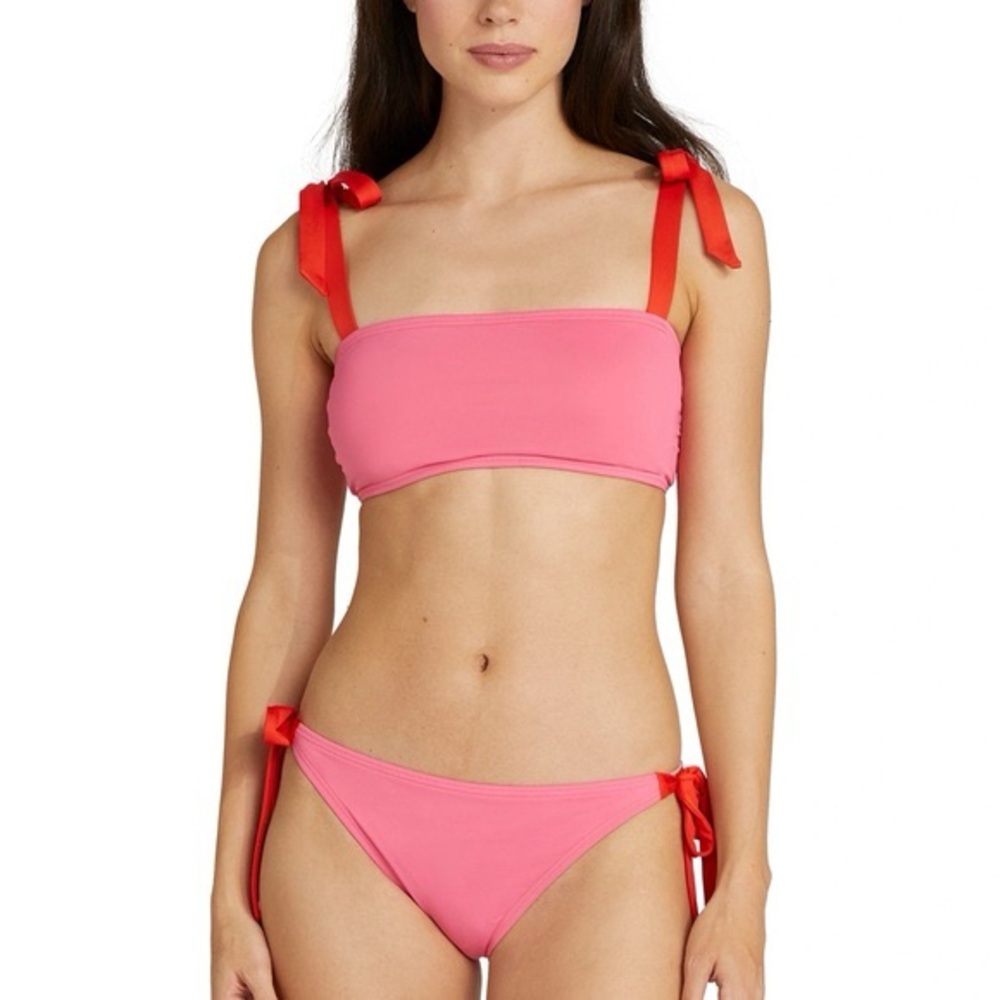 Kate Spade Colorblock Bow Bikini Set